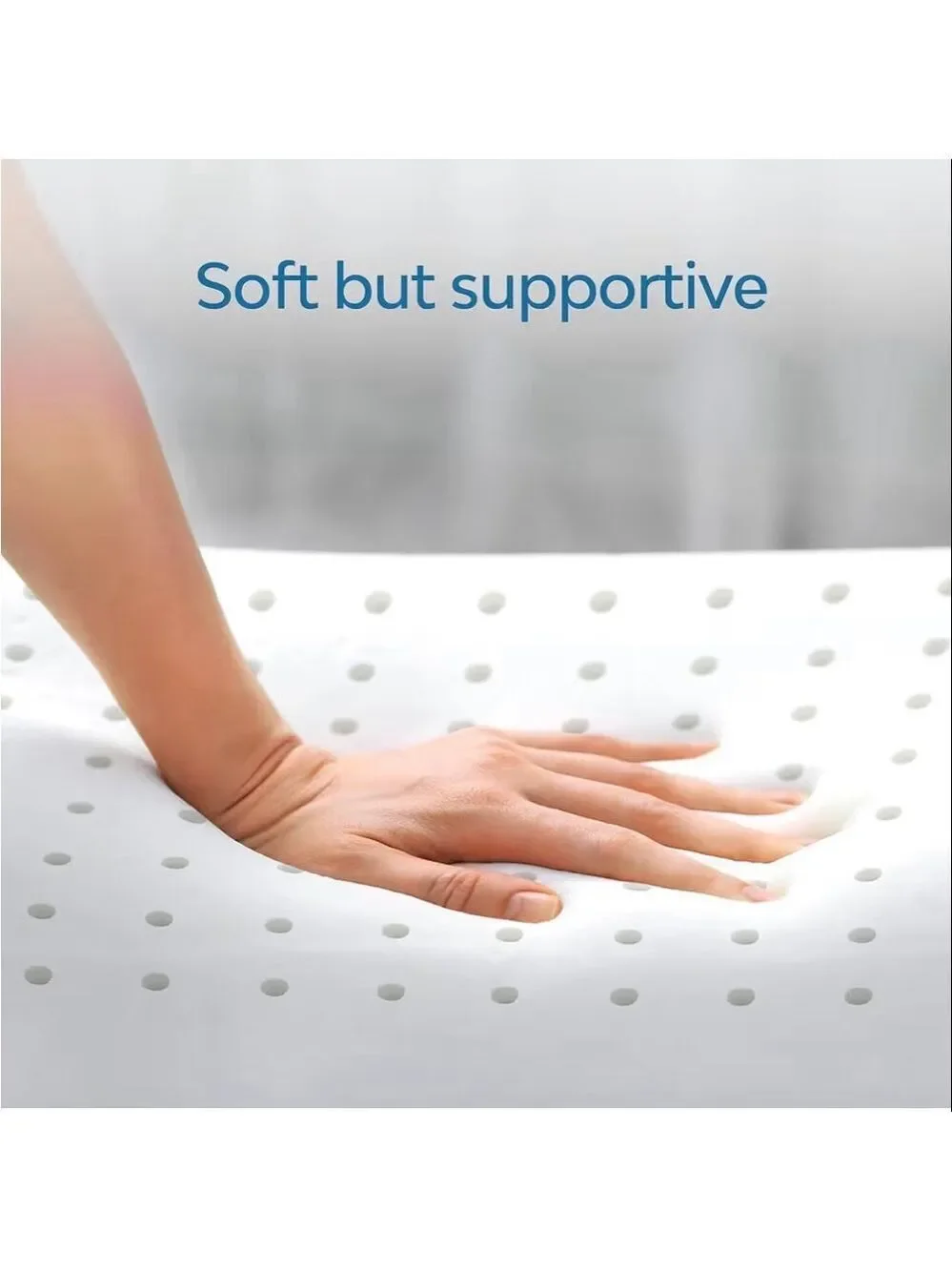 Mediflow Memory Foam Water Pillows (2) White Standard